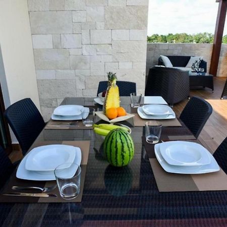 Апартаменты Penthouse Blue Luxury La Veleta Тулум Экстерьер фото