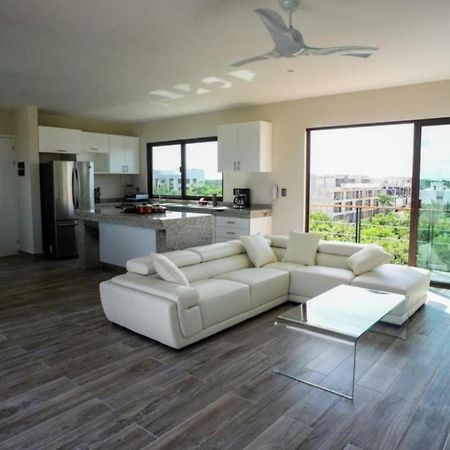 Апартаменты Penthouse Blue Luxury La Veleta Тулум Экстерьер фото