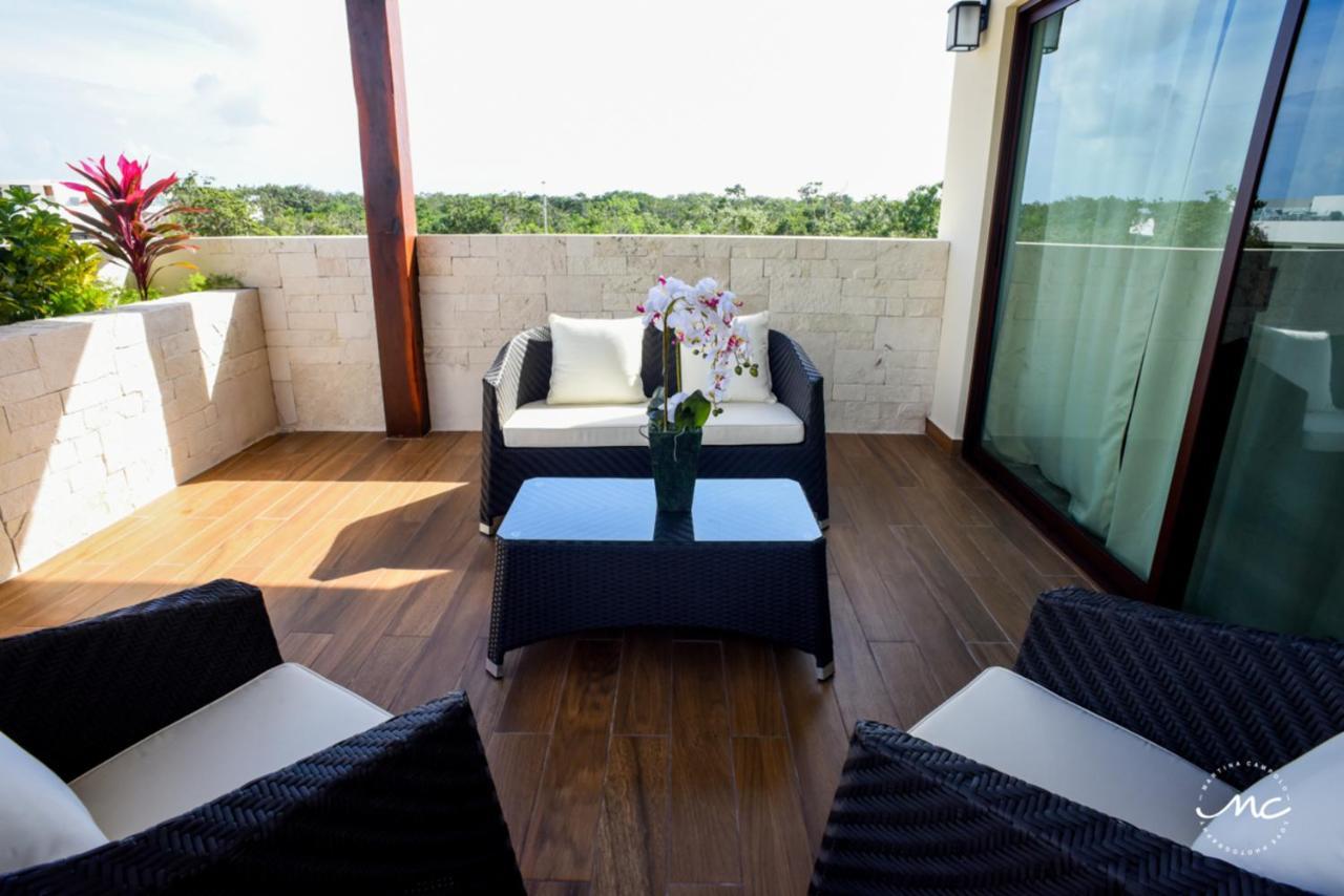 Апартаменты Penthouse Blue Luxury La Veleta Тулум Экстерьер фото